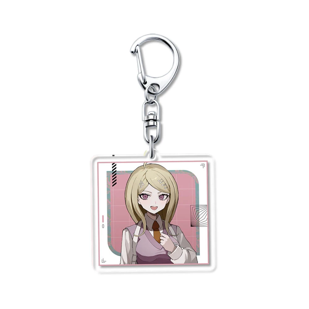 Adorable Anime Character Acrylic Keychain Pendant - Cute Cartoon Game Design Gift