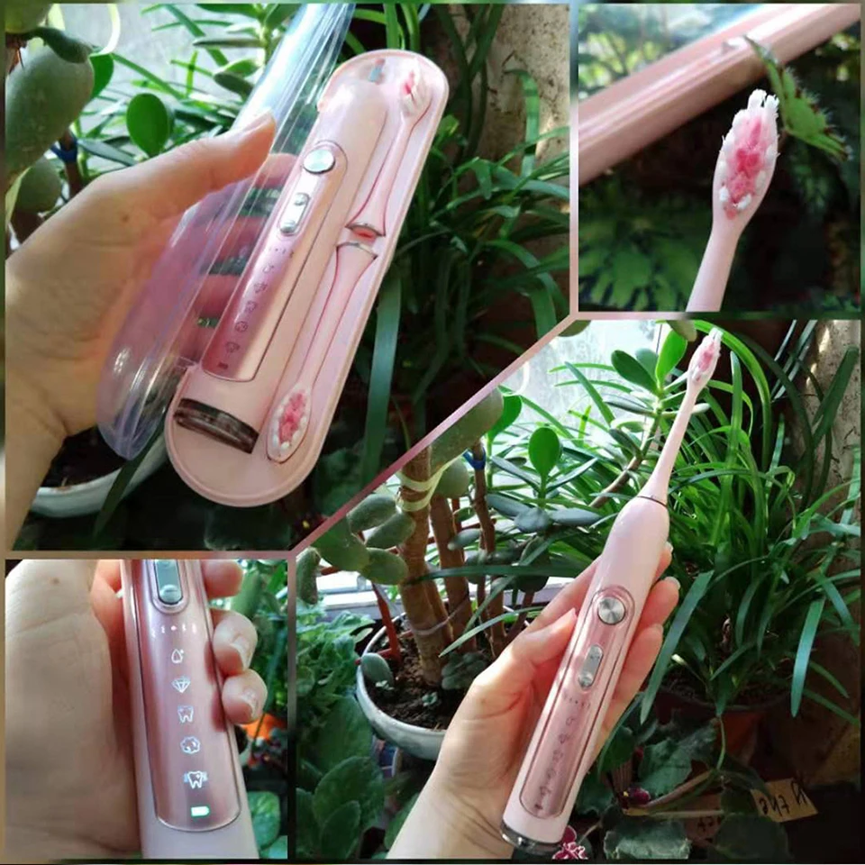 para Adultos Crianças Smart Timer Escova de