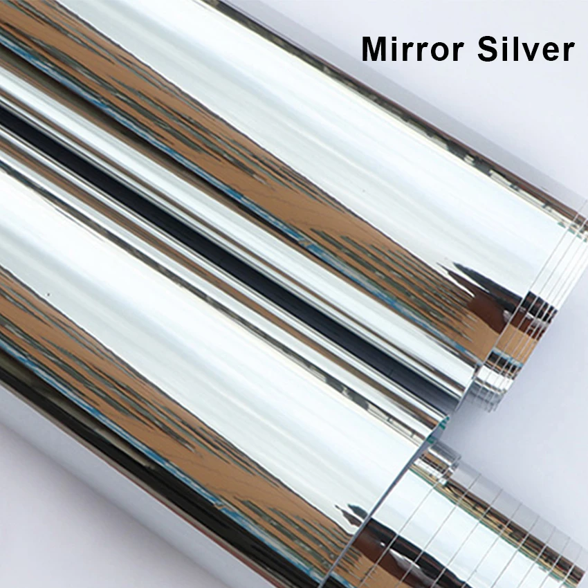 두꺼운 자체 접착 브러시드/거울 벽지, 오래된 전기 리노베이션 스티커, 가구 책상 방수 금속 스티커 종이