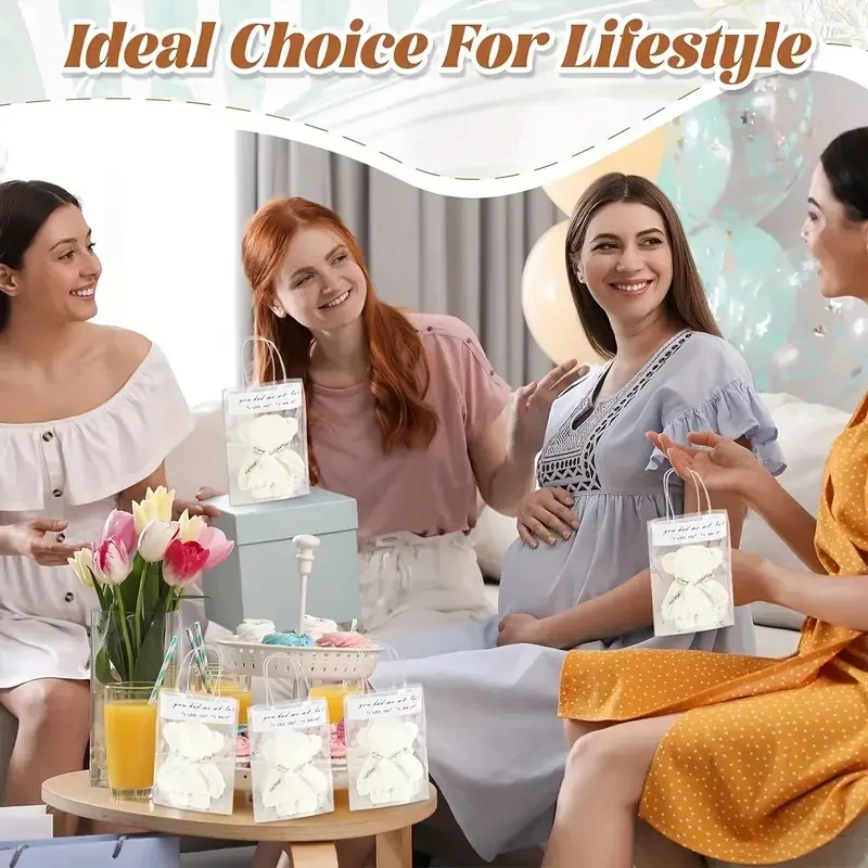 20pcs/10set Transparent Bag Teddy Bear Towel Gift Set - Perfect for Wedding Gifts, New Year's and Birthday Gifts