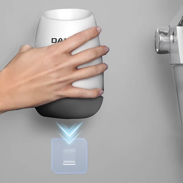 Elossa Tpr Szilikon Fej Wc-Kefe Wc Rugalmas Puha Sörték Kefe Falra Szerelt Tisztító Szerszámok Otthoni Fürdőszoba Kiegészítők - Image 5