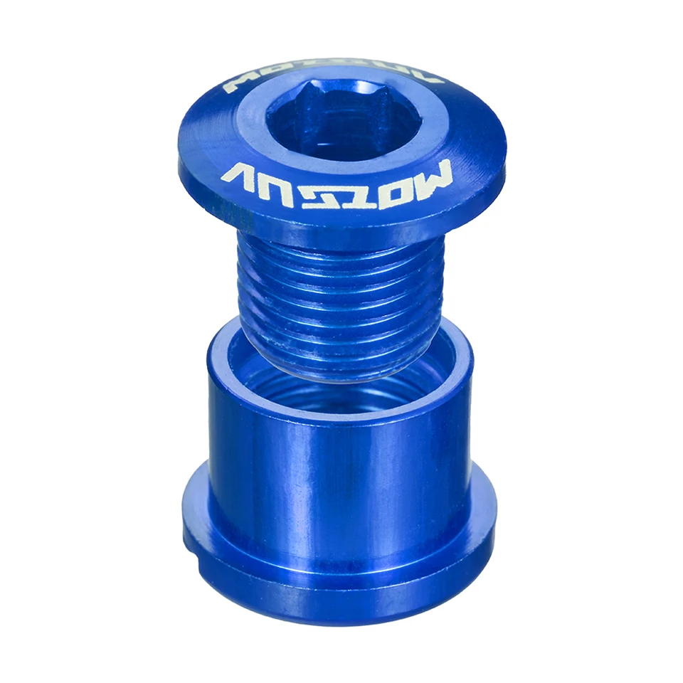 Bicycle chainring bolt MOTSUV 4pc/5pc Bike Chainring Bolts Road MTB Plate Screws Single/double Crankset Bolts 4.9/6.4mm Chainwheel Screw Crank Part