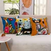 Decorative Pillowcases with Picasso Abstract Paintings, Embroidered Cushions Covers 1