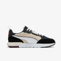 PUMA New R22 Athletic Comfort Chaussures décontractées à semelle épaisse et durables, style lifestyle, unisexe, noir/blanc/beige 383462-21 3