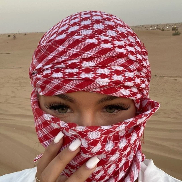desert arabic scarf styles