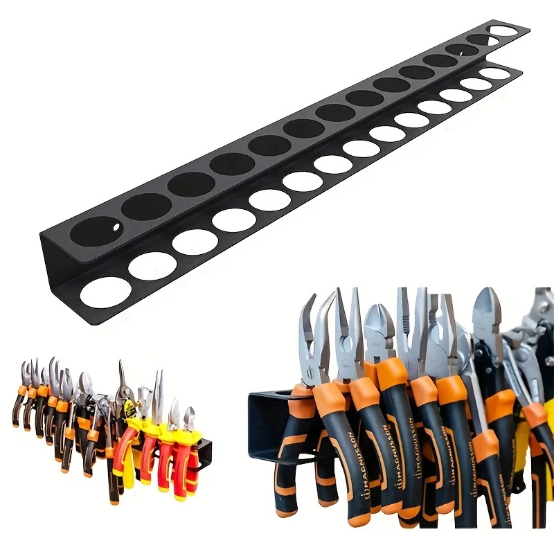 Screwdriver Organizer Tool Organizer Plier Organizer 1PC Screw Storage Box Wall Mounted Heavy Duty Screwdriver Storage Rack Box Tools Pliers Bracket