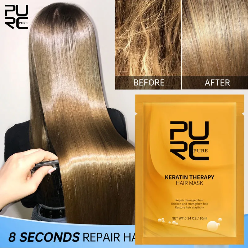 

Keratin Fast Repair Hair Mask Treatment Damage Frizzy Dry Hair Soft Smooth Care Deep Moisturizing Nourishing Scalp Care Products