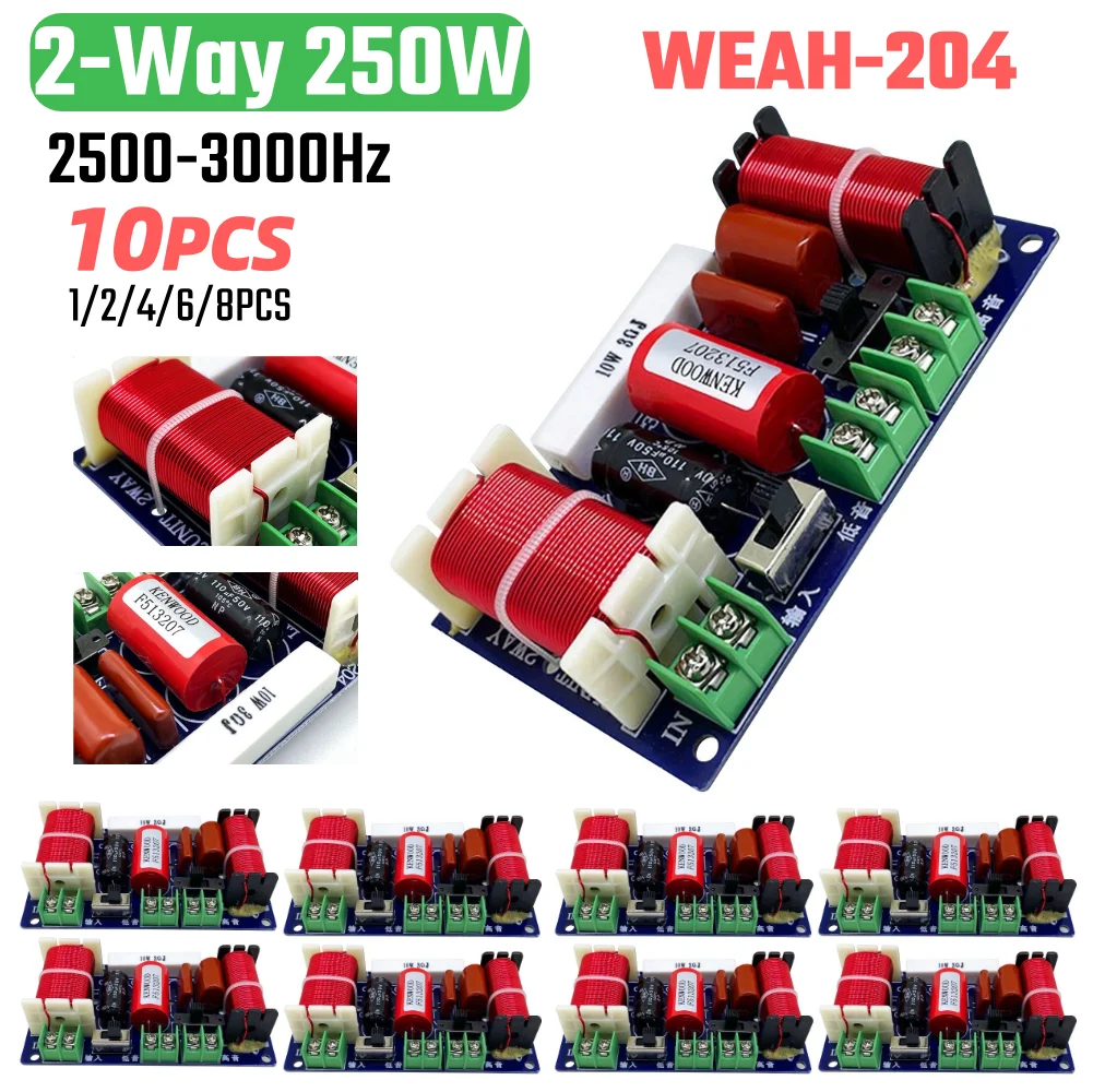 120w Regolabile Bassi Alti Filtri Crossover Audio 2 Vie - Divisore Frequenza Regolabile Per Altoparlanti, 120W, 5-8 Ohm 120w 5-8 Ohm - Foto 9