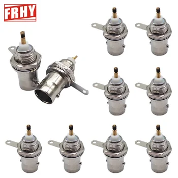 10Pack BNC Female Panel Mount Connectors