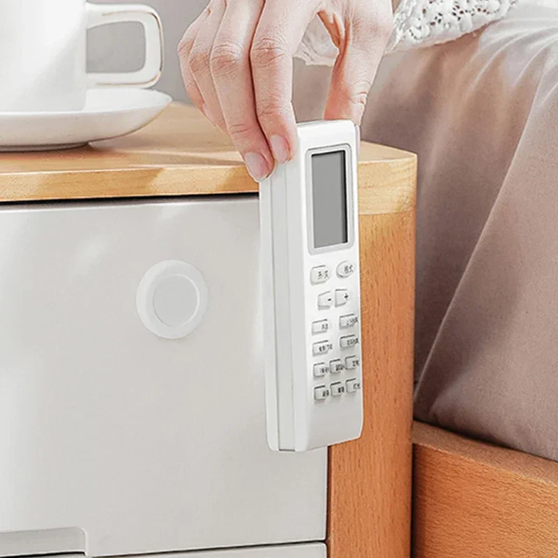Magnetic Hooks Wall Mounted Remote Control Magnet Holder Key Anti-Lost Router Socket Organizer Hook Mini Home Storage