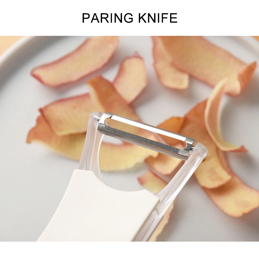 Stainless Steel Vegetable And Fruit Peeler For Kitchen Rotatable At Both Ends