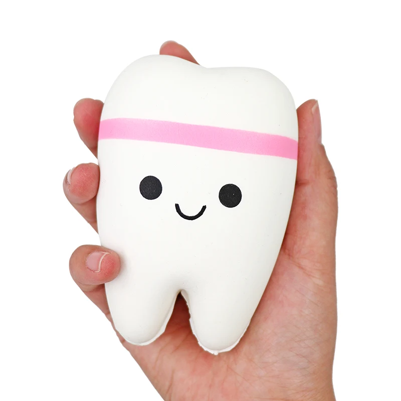 1개입 시뮬레이션된 표정, 치아 마스터, 치아 꼬집기, 음악 감압 장난감, 치아 모양, 감압 사무실 장난감