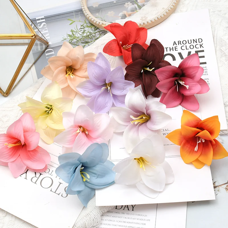 26 Teste Di Fiori Artificiali QUOZUO – Mix Di Rose, Peonie In Seta Per Decorazioni Fai Da Te, Matrimonio E Casa - 5