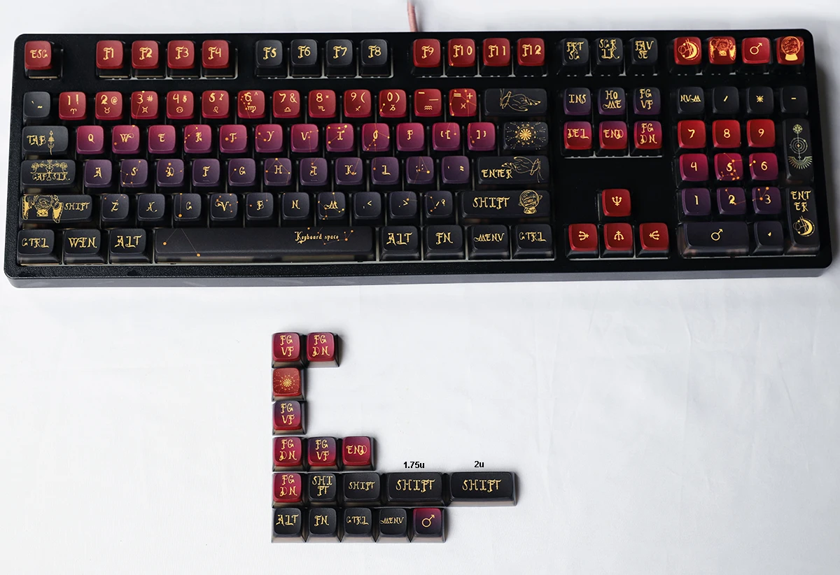 SAX Profile Pudding Keycaps PBT PC for Cherry MX Switches on 61 63 67 68 75 84 87 96 104 108 Mechanical Keyboards 9 S4dabaadcd49d41279508210c9041d536l