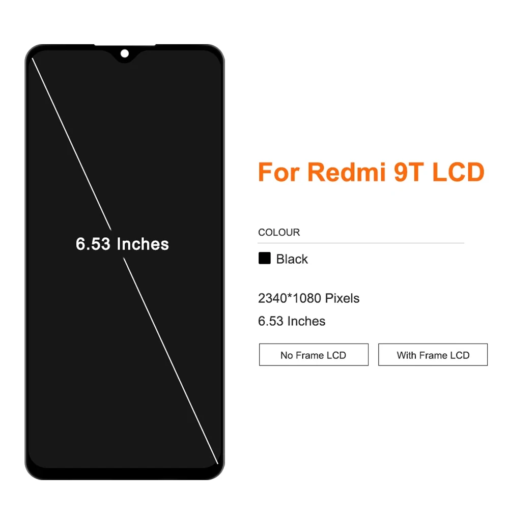  9T LCD ÷ ġ ũ Ÿ ,  9T J19S M2010J19SG LCD  , 6.53 ġ ũ
