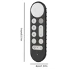 Silicone Remote Case Anti-Slip Protective Controller Sleeve Skin Shockproof Remote Cover for Google TV Streamer 4K Voice Remote 6