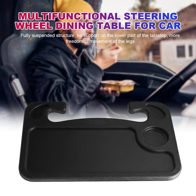 Auto tisch Tablett Laptop Computer halterung Ständer Lenkrad Palette essen  Arbeits wagen trinken Essen Kaffee halter Tablett Autozubehör - AliExpress