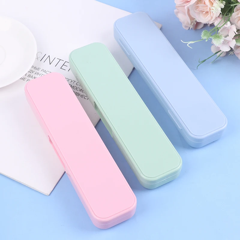 Travel Outdoor Reusable Transparent Cover Wheat Straw Slot Design Cutlery School Tableware Box Set With Storage Bag tableware storage box