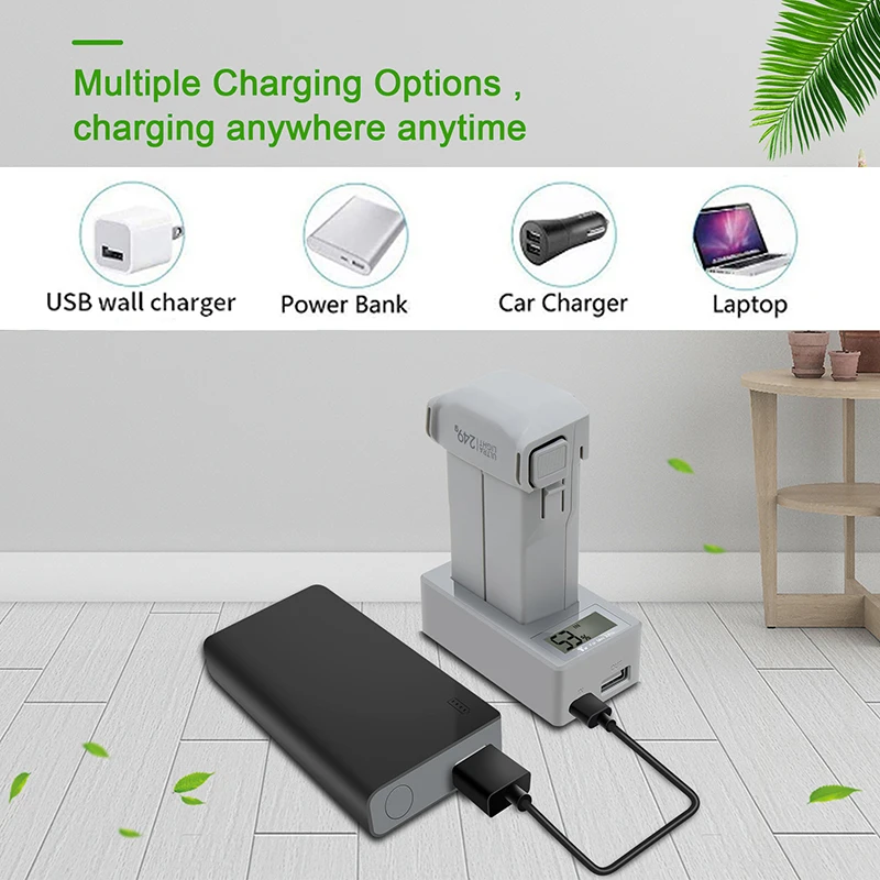 

Зарядное устройство для DJI Mavic Mini 3 Pro, зарядное устройство USB для быстрой зарядки, светодиодное зарядное устройство для Mini 3 Pro, аксессуары для Дронов