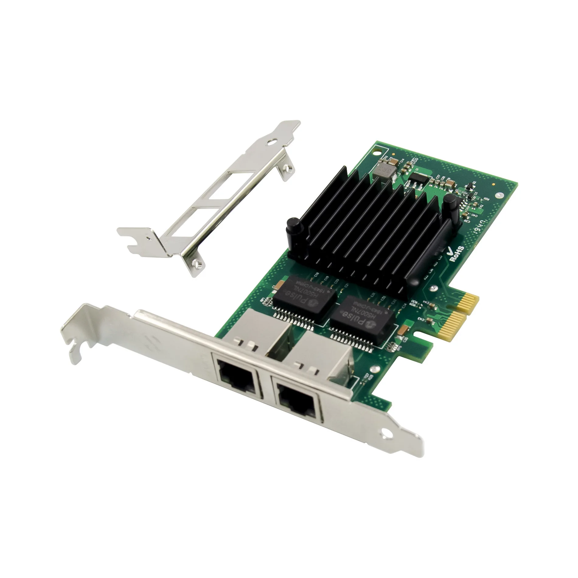 

I350AM2 chip PCI-E Gigabit dual port desktop PC wired network card I350-T2 server