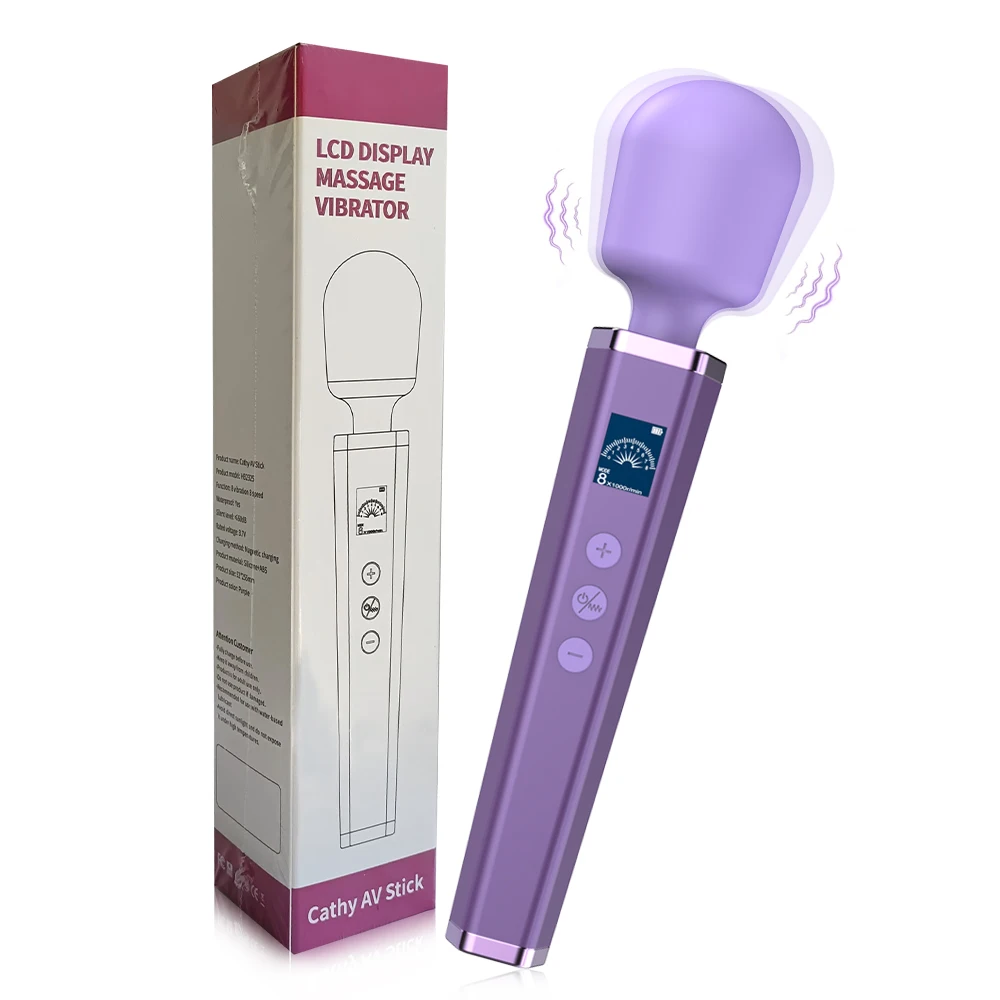 Powerful Vibrator AV Wand for Women G-Spot Clit Vagina Stimulator Nipples Breast Massager Female Masturbator Sex Toy for Women