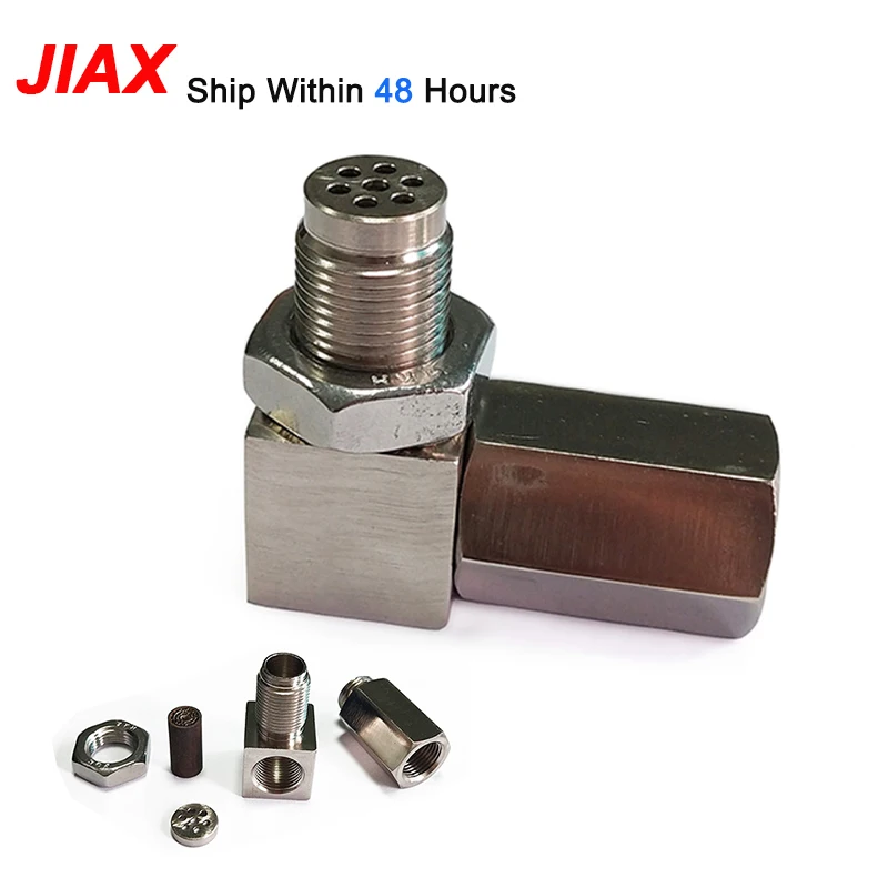 90 degree Oxygen O2 Sensor Spacer Extender Bung CEL Fix Check Engine