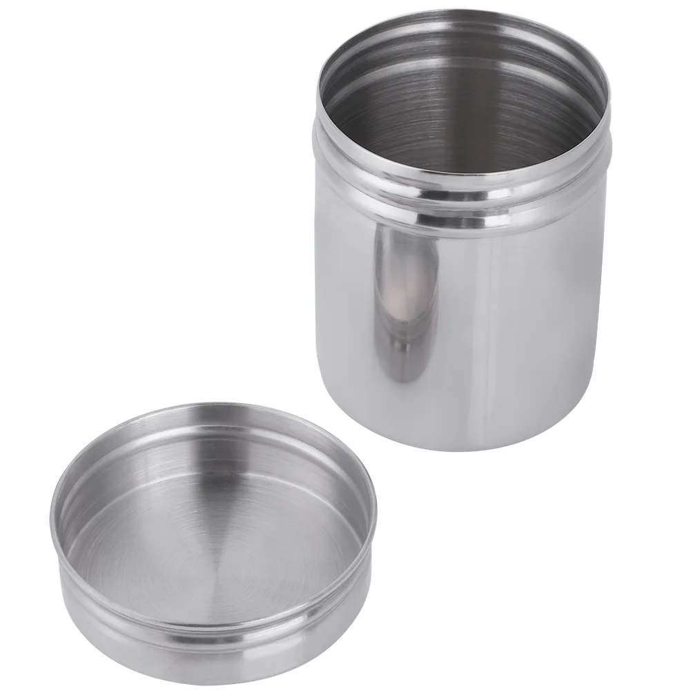 tea tin box tea canister 275ml 400ml 304 Stainless Steel Sealed Storage Jar Portable Tea Coffee Beans Container for Home Kitchen Cafes Restaurant