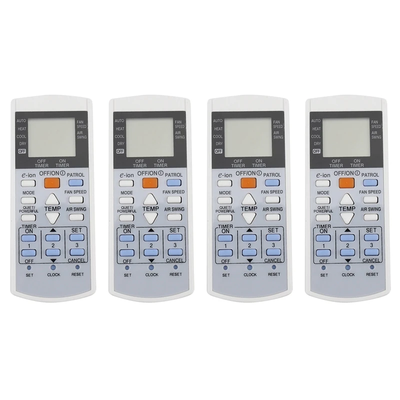 

4X Conditioner Air Conditioning Remote Control For Panasonic Controller A75C3407 A75C3623 A75C3625 KTSX003 A75C3297