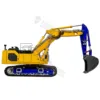 Aoue LR945 RC Excavator LESU 1/14 3-arm Hydraulic Metal Digger Model Remote Control Painted Assembled Toy Light System TH23759 5