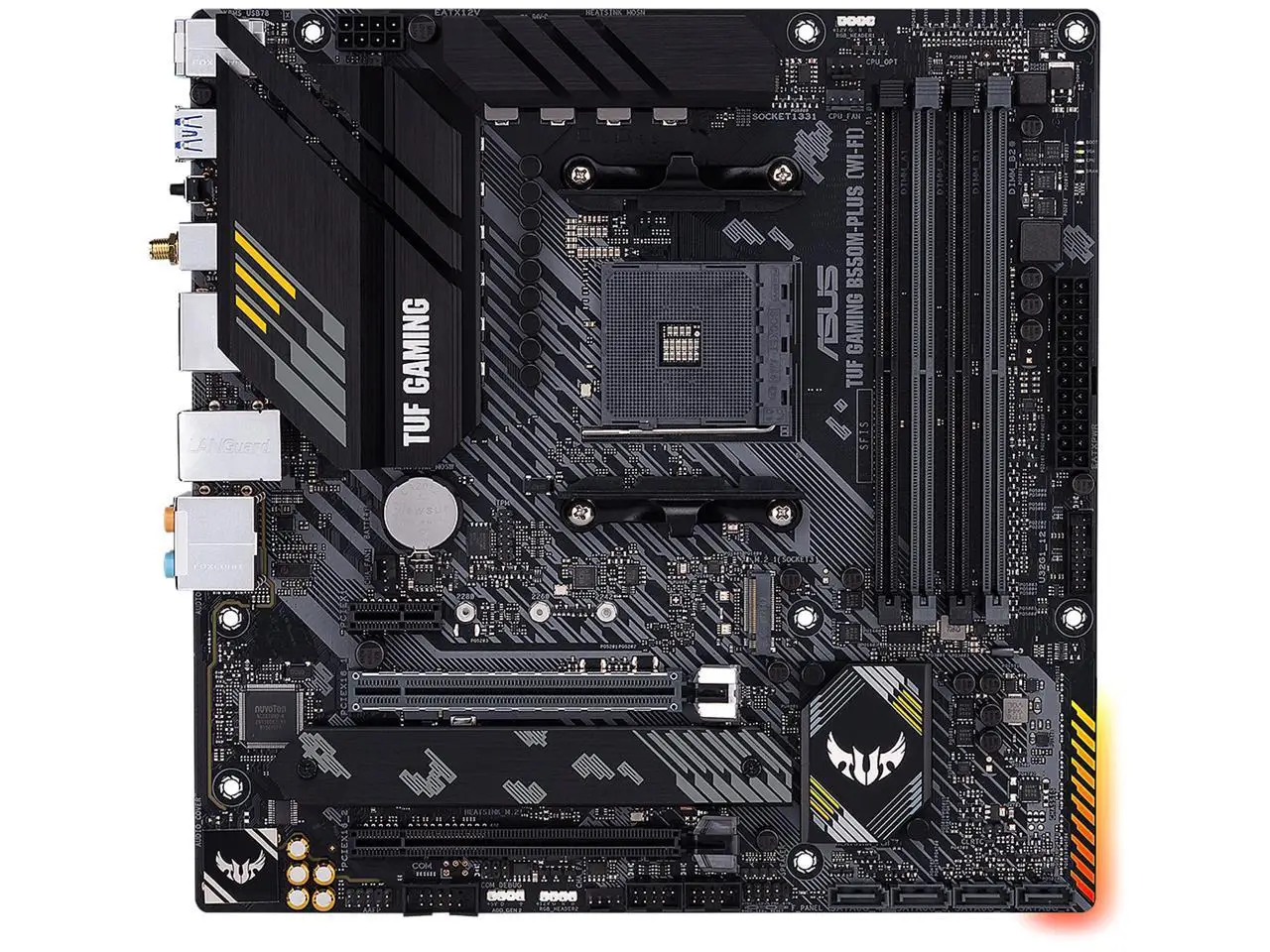 

ASUS TUF GAMING B550M PLUS (WI-FI) AM4 Motherboard DDR4 AMD RYZEN CPU R3 R5 R7 CPU Desktop AMD B550 Gaming Mainboard AM4 M.2