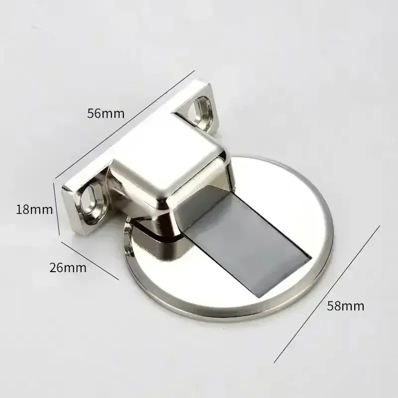 50pcs Non-punching door ground suction Invisible door suction bathroom strong magnetic anti-collision magnetic resistance