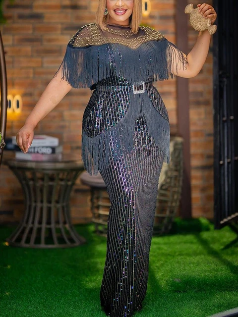 Chidinma Long Sequin Dress