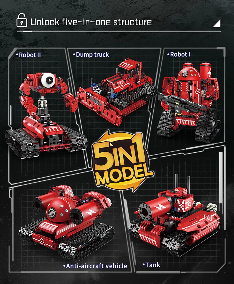 Technical Intelligent Robot App Remote Control Building Blocks Bricks Programming Usb Gift Sets Toys Construction Kids