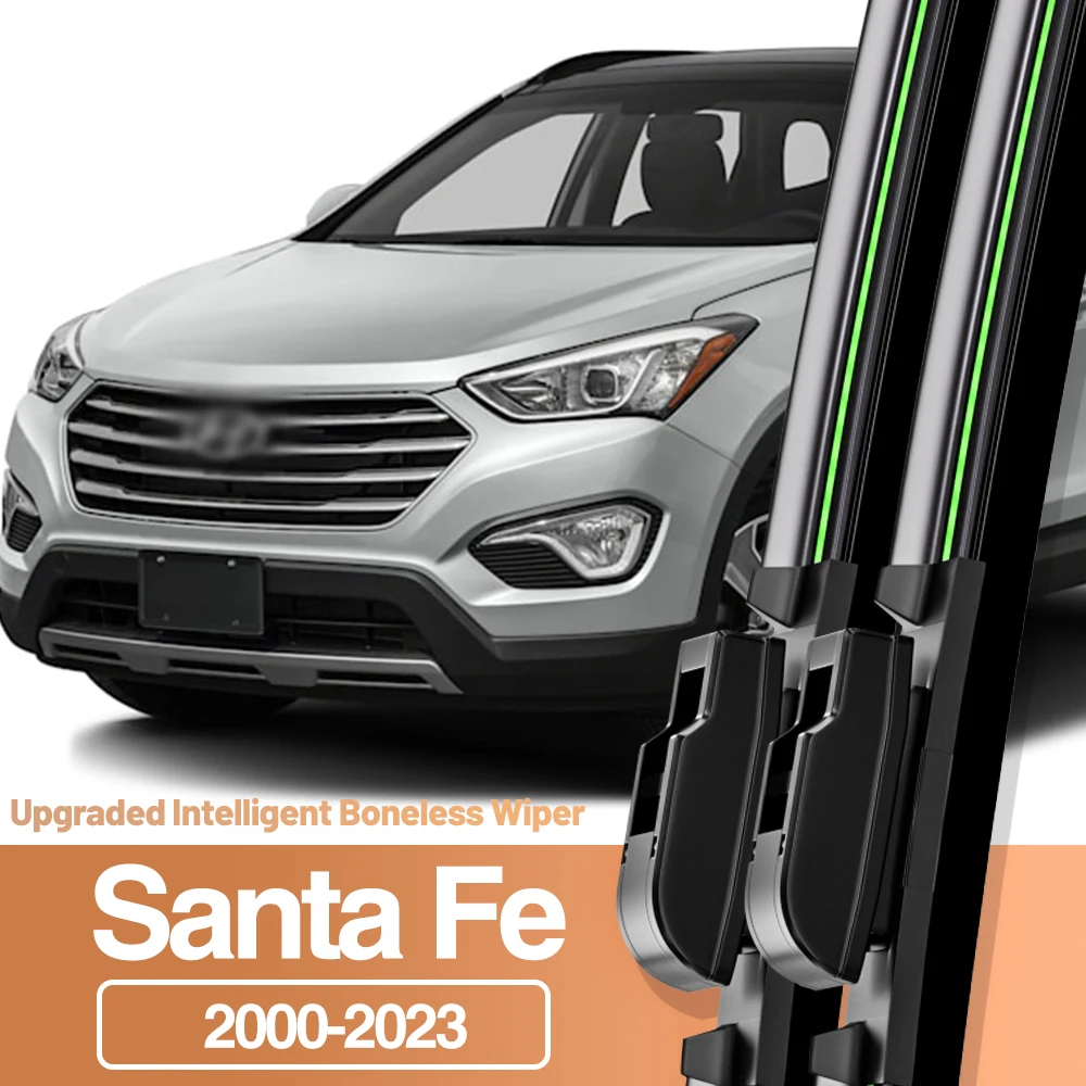 2x For Hyundai Santa Fe 2000-2023 Front Windshield Wiper Blades Windscreen Window Accessories 2001 2008 2010 2015 2016 2017 2020