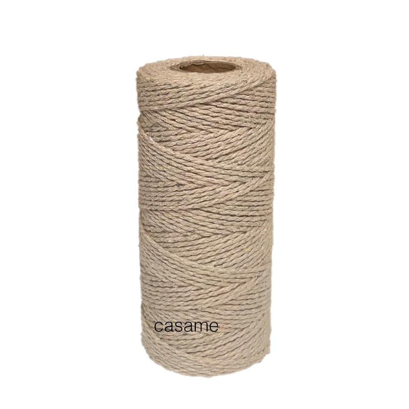 Twine for Crafts 100m Long/100Yard Pure Cotton Twisted Cord Rope