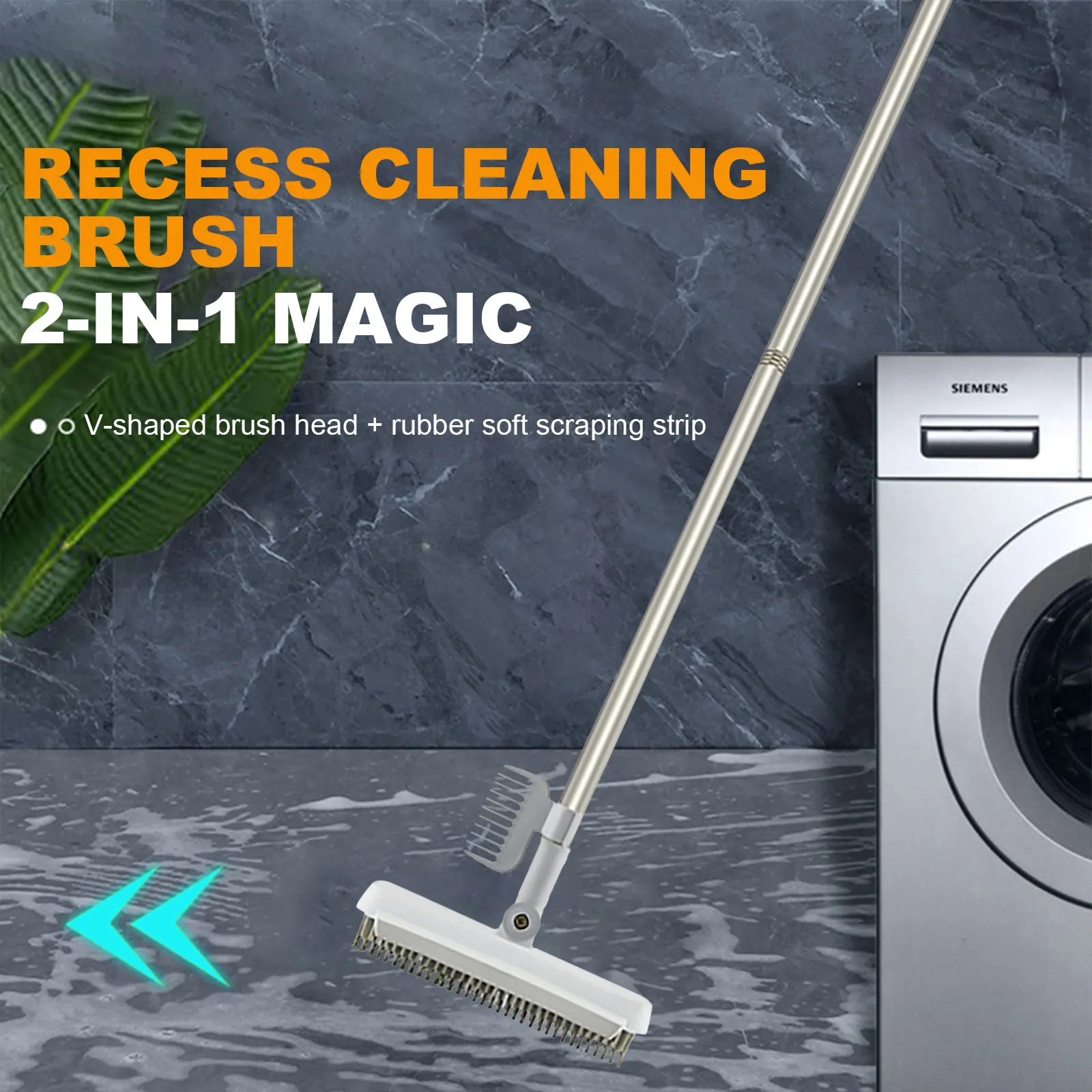 Multifunctional Recess Crevice Cleaning Brush Household Gap-Cleaning