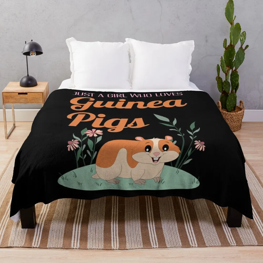 

Guinea Pig Flannel Throw Blanket Cute King Queen Size for Couch Bed Sofa Super Soft Warm Lightweight Animals Pattern