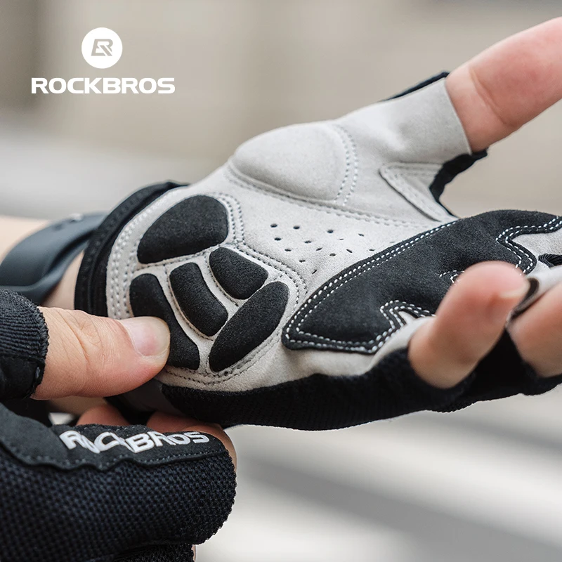 ROCKBROS Bicycle Gloves Breathable Full Finger Cycling Gloves Men Women Spring Screen Touch Sports MTB Road Long Bike Gloves 4