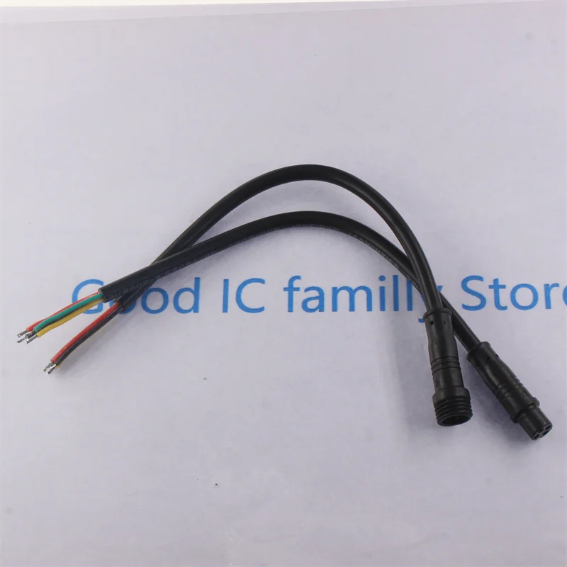 Waterproof Industrial-Grade Aviation Connector with Male-Female Docking, Available in 2, 3, and 4 Cores