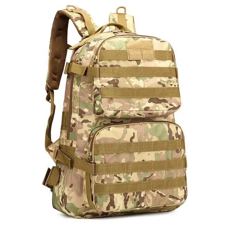 4 in 1Molle-새로운 업그레이드 40L 대용량 군사 스포츠 전술 배낭, 야외 하이킹 등산 가방 