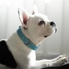 Soft Leather Dog Collar Adjustable PU Leather Pet Collars Dogs Necklace Collar for Small Medium Large Dogs Pitbull Pink S-XL 5