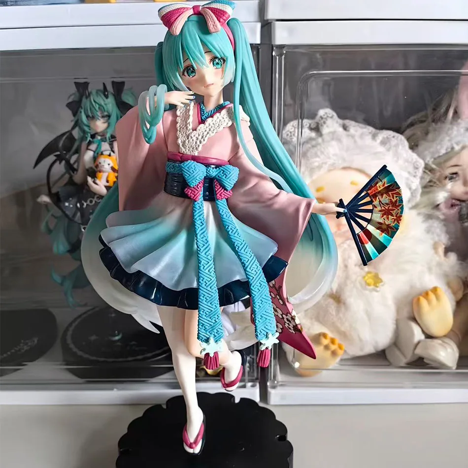 Tokyo Series Kimono Anime Figurine - Kawaii Girl Decorative Collectible