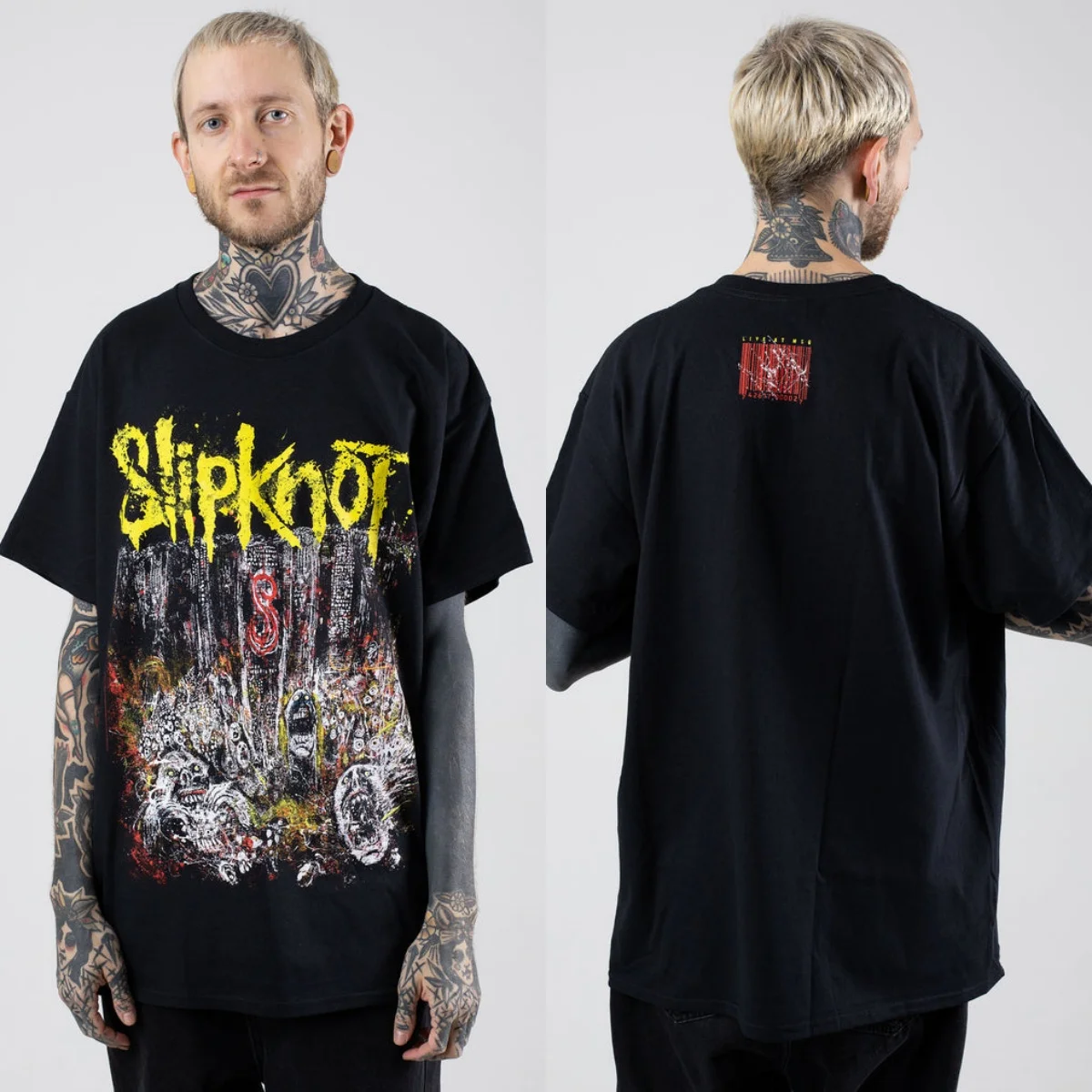 Heißer Sommer Slipknot Grafik Baumwoll-T-Shirt Unisex Sommer Kurzarm Mode Marken-T-Shirt Luxus Lässige Vintage Tees