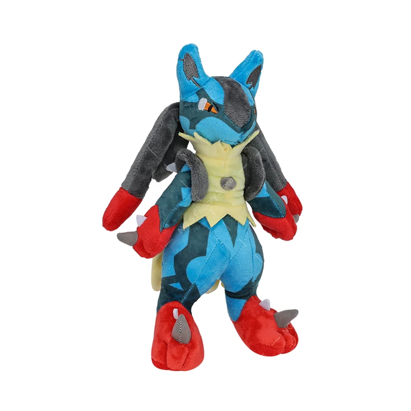 Pokemon Anime Kawaii Shiny Lucario Plüsch Puppe Cartoon Peluche Stofftier Cosplay Raum Dekoration Sammlung Kinder Geschenke – Detail 6