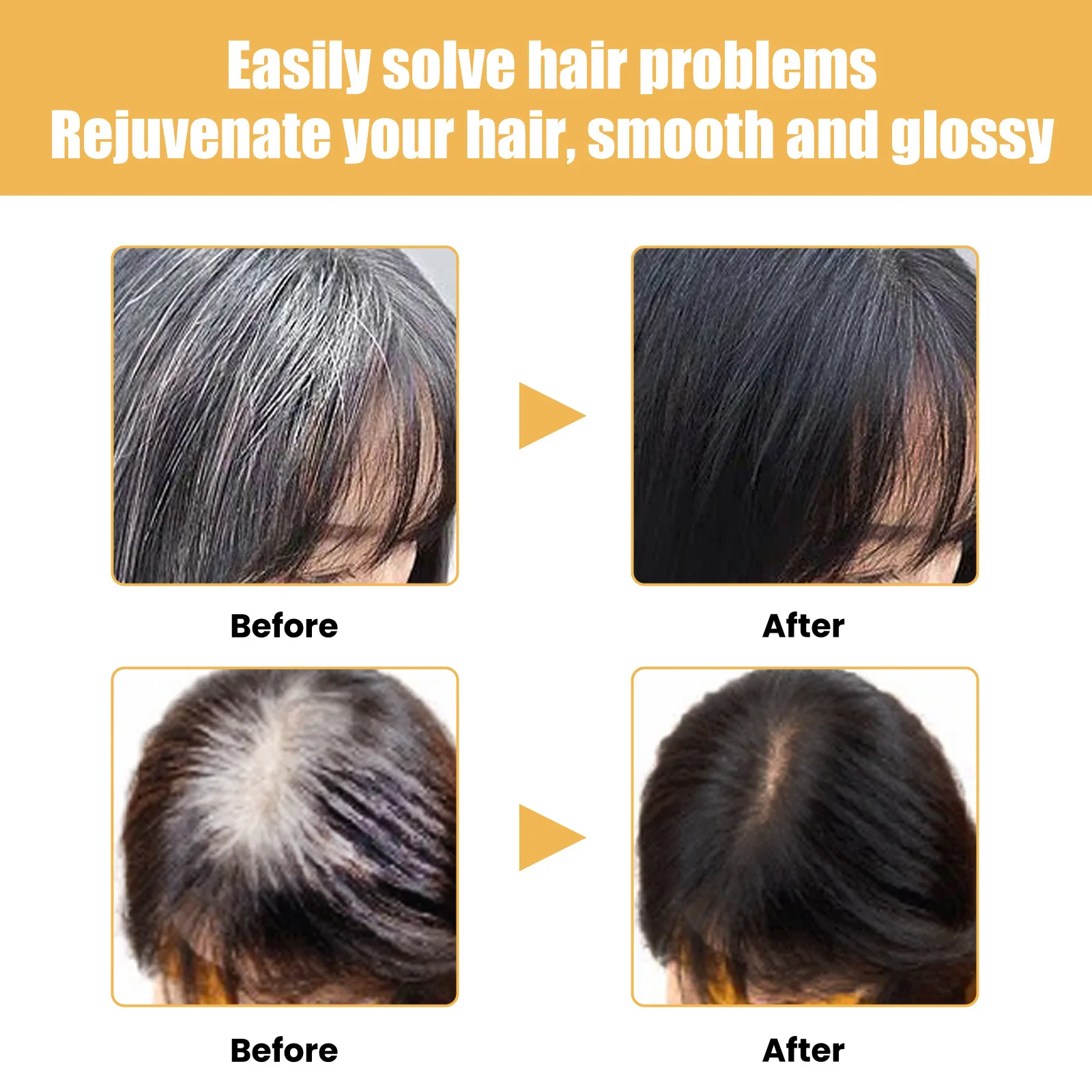 Description Picture 6 of itemEELHOE Anti Hair Loss Conditioner Ginger Essence Moisturizing Hair Damage Repair Frizzy Smoothing Care Hair Darkening Treatment