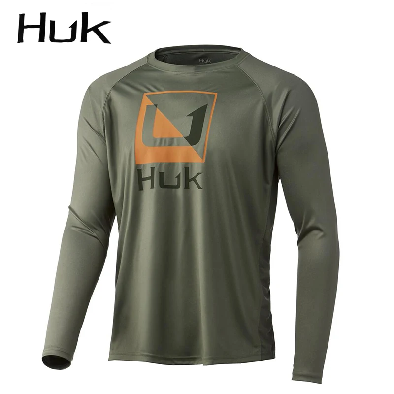 HUK Fishing Shirts UPF 50+ Mens Breathable Fishing shirts to keep you