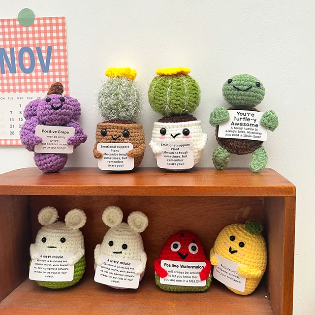 Crochet Doll with Affirmation Card 3