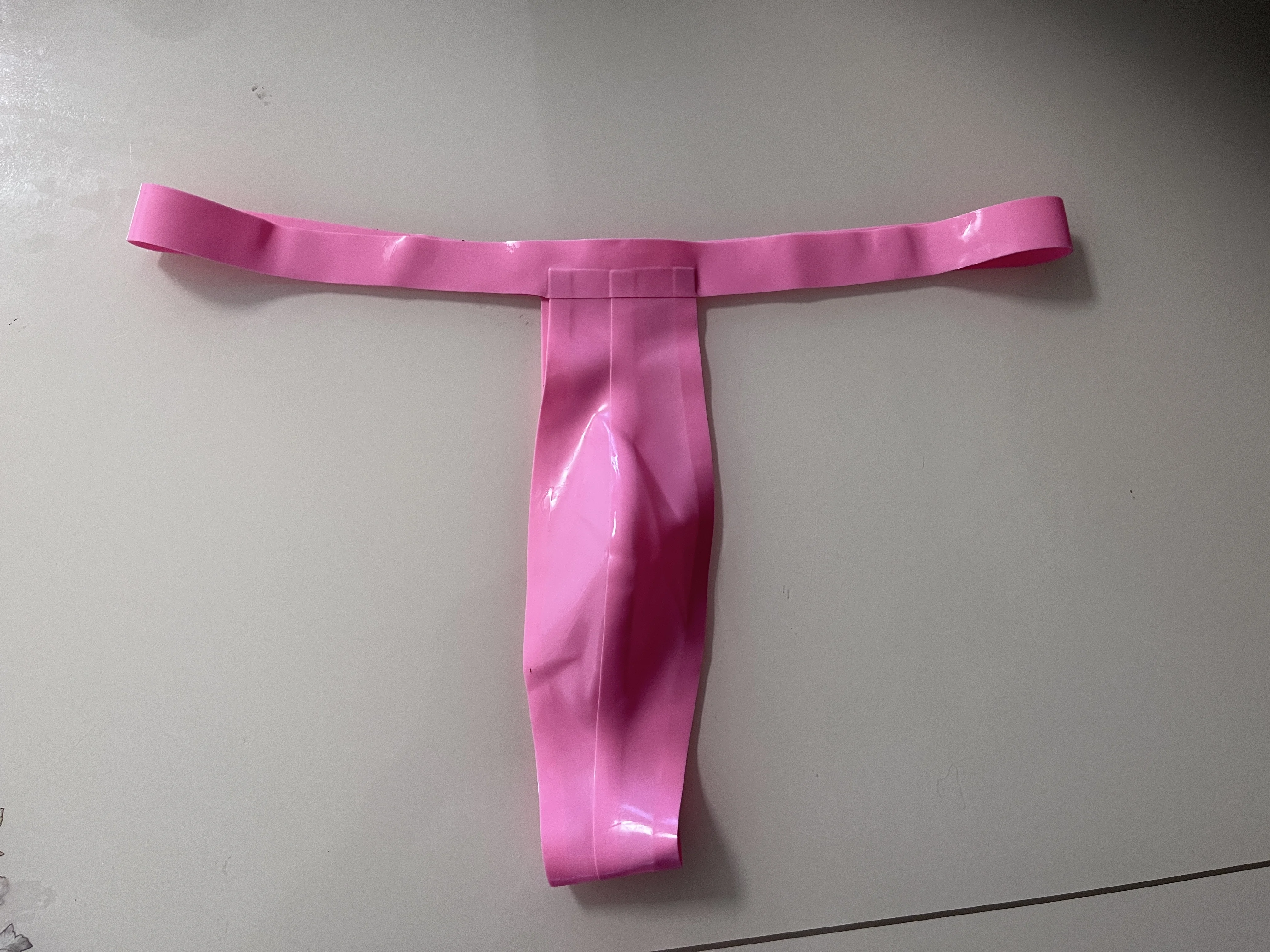 Sexy Transparent Latex T-back Thong Underwear Rubber Briefs sexy panties
