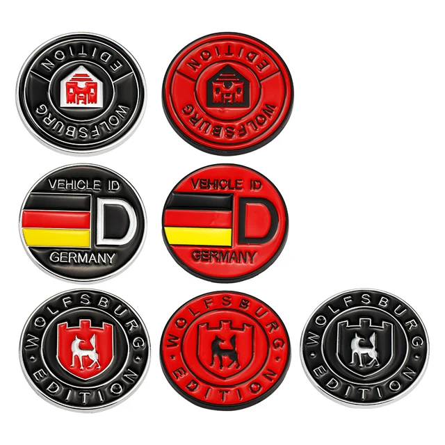 Car 3D Metal Sticker Emblem Germany WOLFSBURG EDITION Badge Decals Car Tail Trunk Side Body Decoration Stickers Auto Accessories