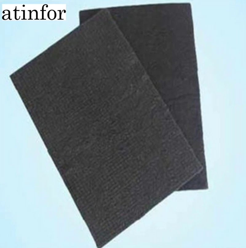 atinfor 1000x1000mm High Temperature Carbonization Activated Carbon Fiber Felt High Efficiency for Filter Material 1500